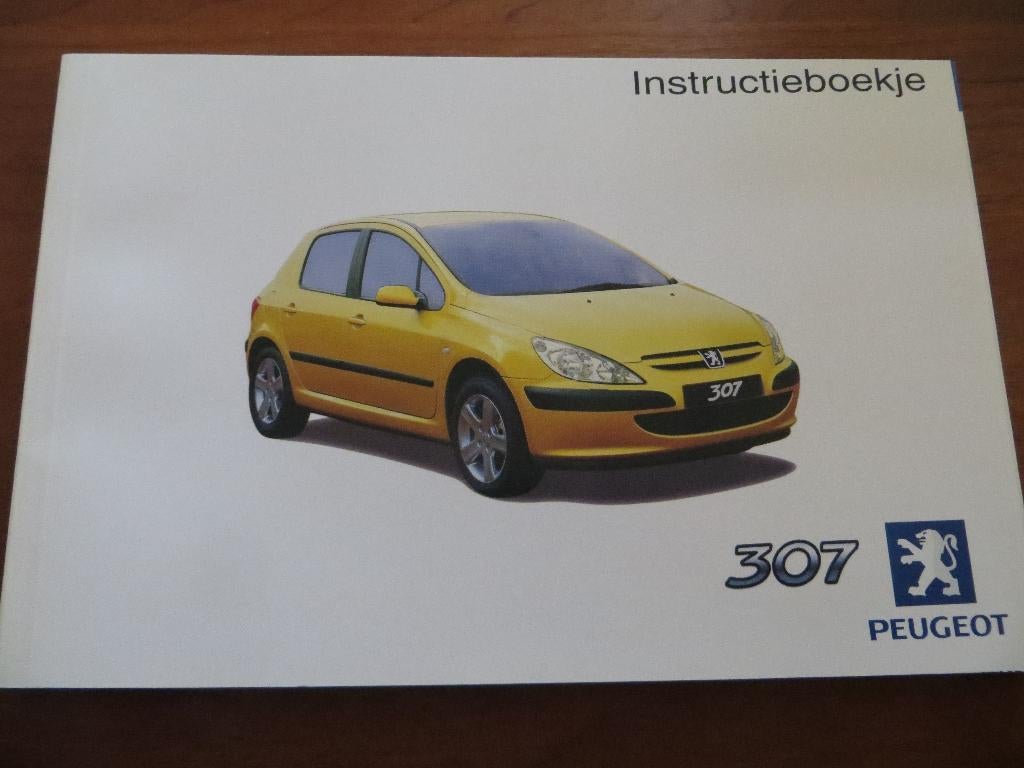 Instructieboek Peugeot 307 2001, Auto diversen, Handleidingen en Instructieboekjes, Ophalen of Verzenden