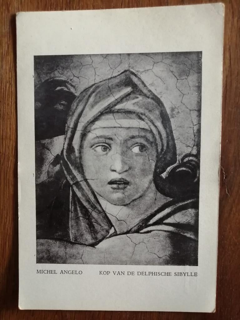 Michel Angelo kop an Delphische Sibylle, Ophalen of Verzenden