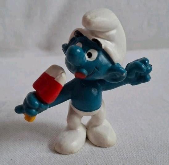 Schleich ijsjes smurf 20053, Verzamelen, Smurfen, Ophalen of Verzenden, Zo goed als nieuw, Overige Smurfen, Poppetje, Figuurtje of Knuffel