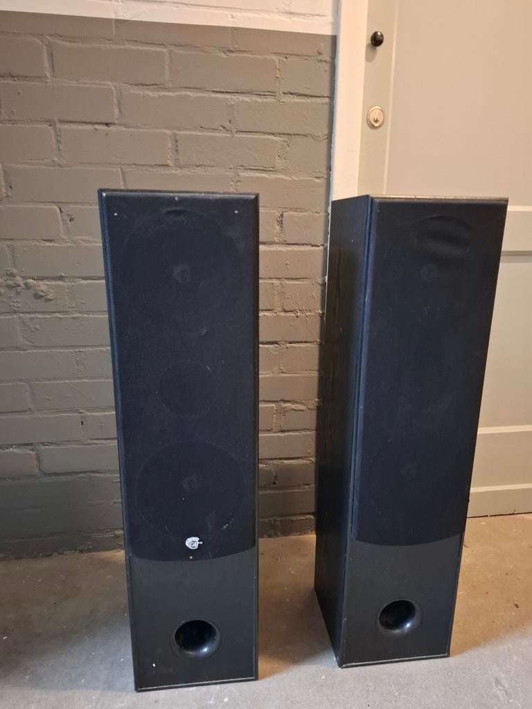 CAT LEB401 Speakerset - Gebruikte Staat, Audio, Tv en Foto, Luidsprekers, Gebruikt, 120 watt of meer, Front, Rear of Stereo speakers