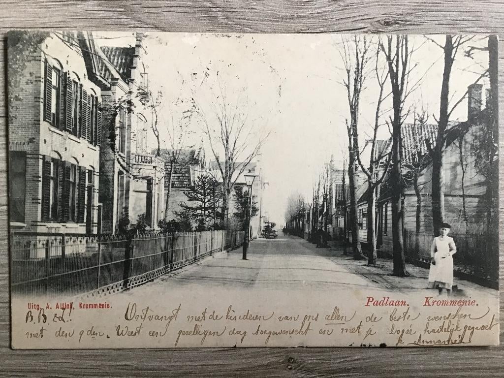 Krommenie Padlaan 1903, Ophalen of Verzenden, Voor 1920, Gelopen, Zuid-Holland