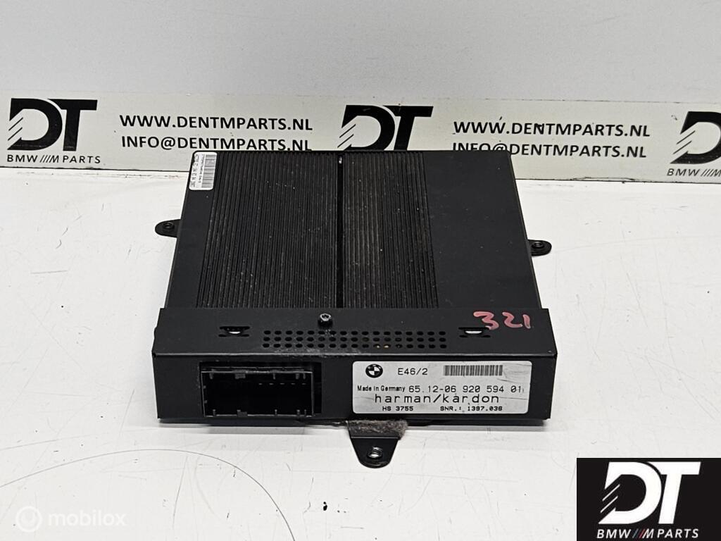 Versterker Harman Kardon BMW 3-serie Coupé E46 65126946985, Auto-onderdelen, Gebruikt, Ophalen of Verzenden, BMW, BMW