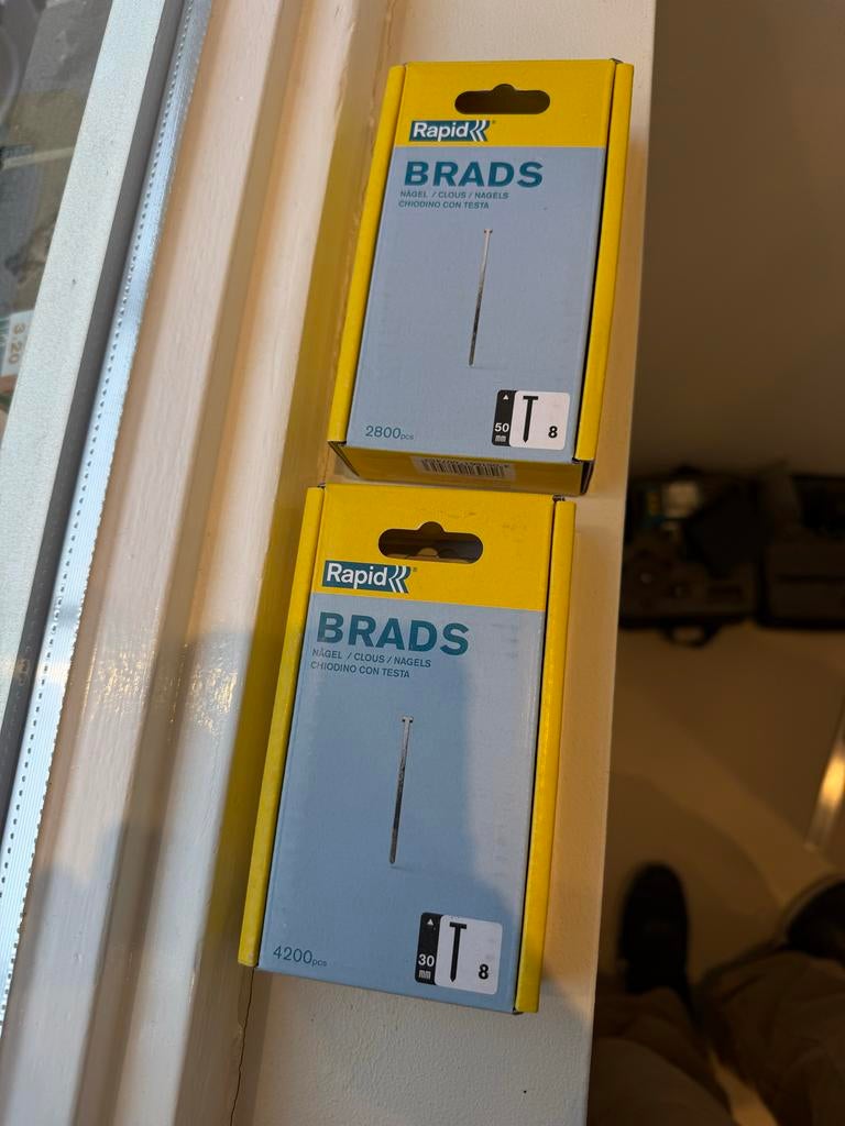 Rapid Brad Nagels 30 & 50mm - Nieuw, Ophalen of Verzenden, Nieuw, Minder dan 50 mm, Spijkers