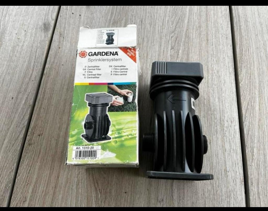 Gardena centraal filter, Ophalen of Verzenden, Zo goed als nieuw