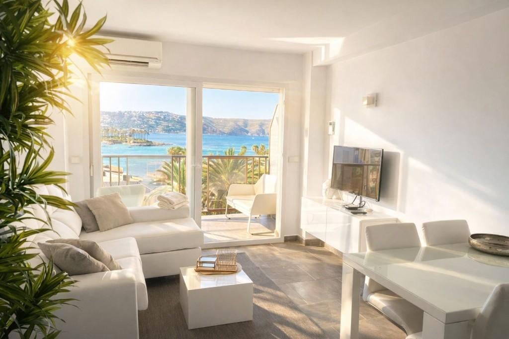 Appartement Javea met vol zeezicht en direct aan het strand!, Wasmachine, 2 slaapkamers, Costa Blanca, Appartement