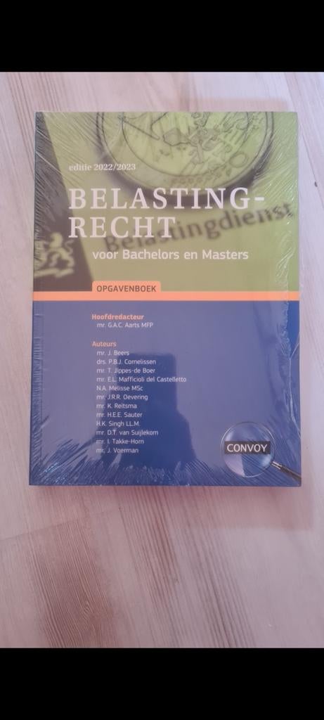 Belastingrecht voor Bachelors/Masters - Nieuw!, Boeken, Studieboeken en Cursussen, Ophalen of Verzenden, Nieuw, HBO, G.A.C. Aarts MFP