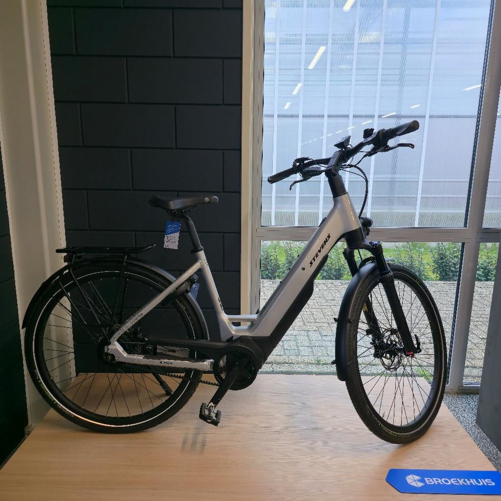Stevens E-Courier Plus Forma 725Wh zilver, Overige merken, Nieuw, Ophalen of Verzenden, 51 tot 55 cm