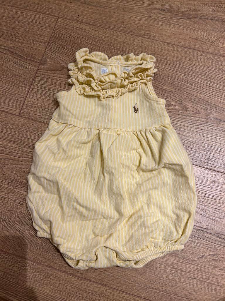 Ralph Lauren Romper/Boxpakje - Maat 9m, Ophalen of Verzenden, Zo goed als nieuw, Meisje, Pakje