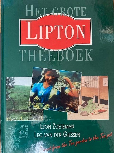 Grote Lipton Theeboek: Leon Zoeteman/Leo van der Giessen, Boeken, Ophalen of Verzenden, Zo goed als nieuw, Leon Zoeteman en Leo van der Giessen.