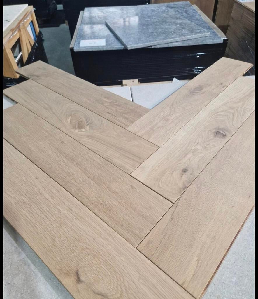 PARKET VLOEREN EIKEN HOUTEN VISGRAAT NERGENS GOEDKOPER!!, Ophalen of Verzenden, Nieuw, Parket