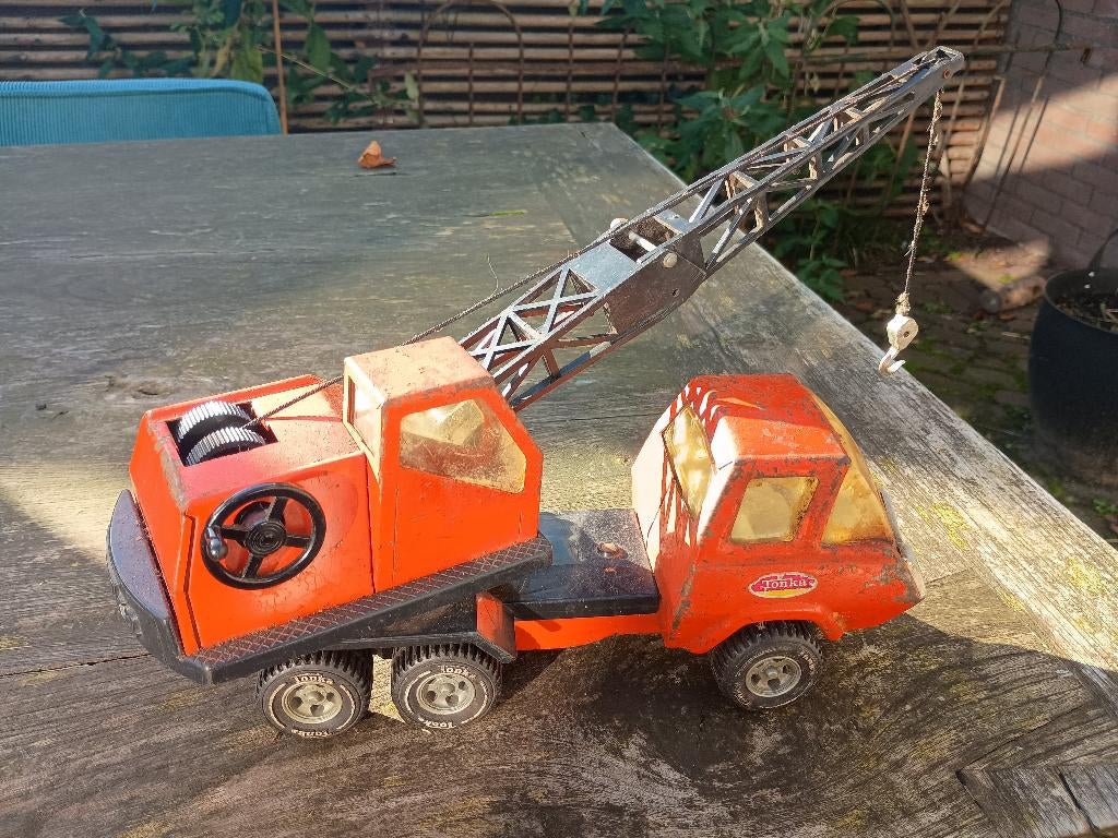 Tonka kraanwagen, Verzamelen, Speelgoed, Ophalen of Verzenden, Gebruikt