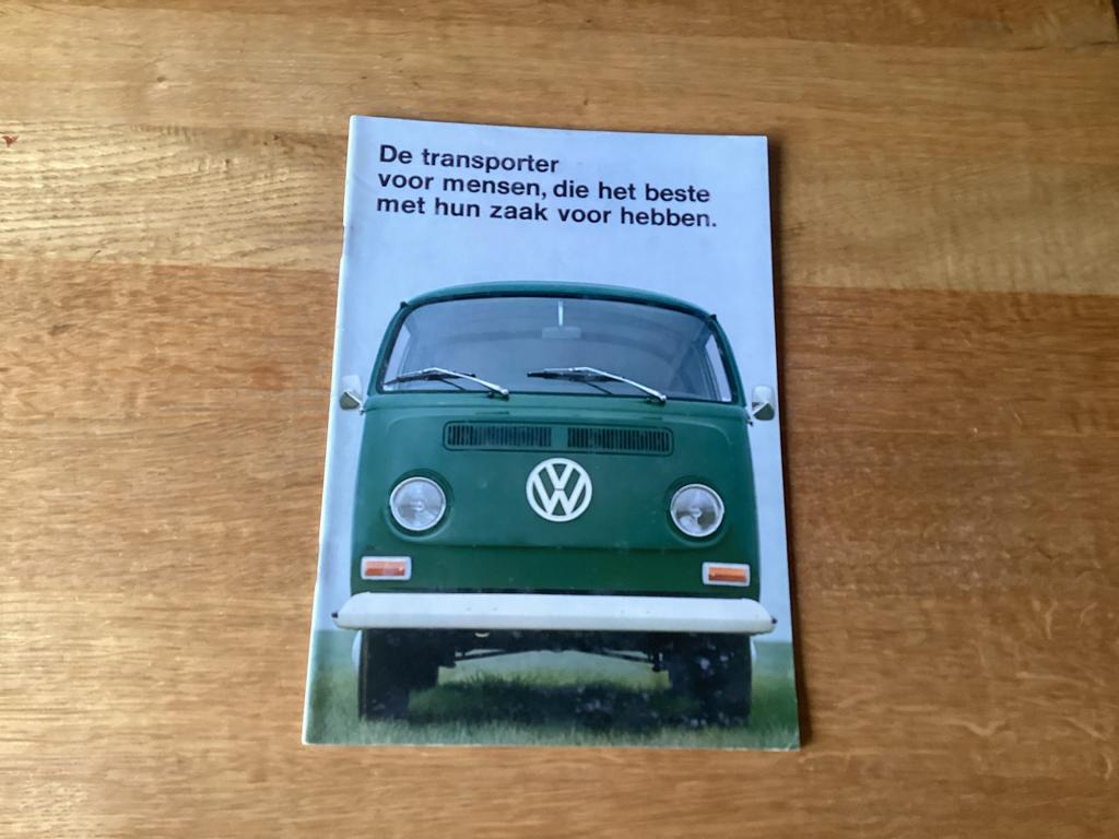 VW T2 bestelwagen Bus brochure 1969 met prijslijst 1971, Ophalen of Verzenden, Volkswagen