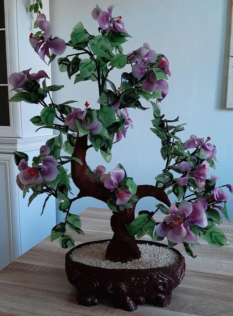 Mooie bonsai van glas 50 cm hoog, Ophalen of Verzenden