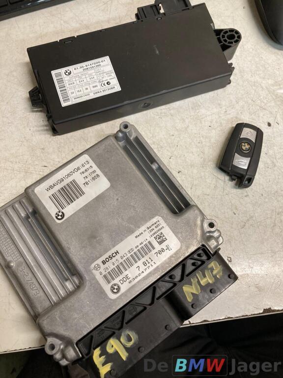 DDE + CAS-module + sleutel  BMW E81 E82 E90 E91 E92 7911700, Auto-onderdelen, Elektronica en Kabels, Gebruikt, Ophalen of Verzenden
