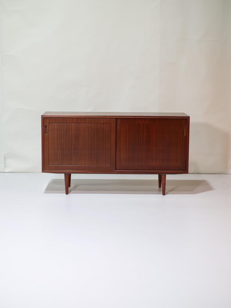 Poul Hundevad dressoir met lades Deens vintage kast, Ophalen, Zo goed als nieuw, Midcentury, 25 tot 50 cm