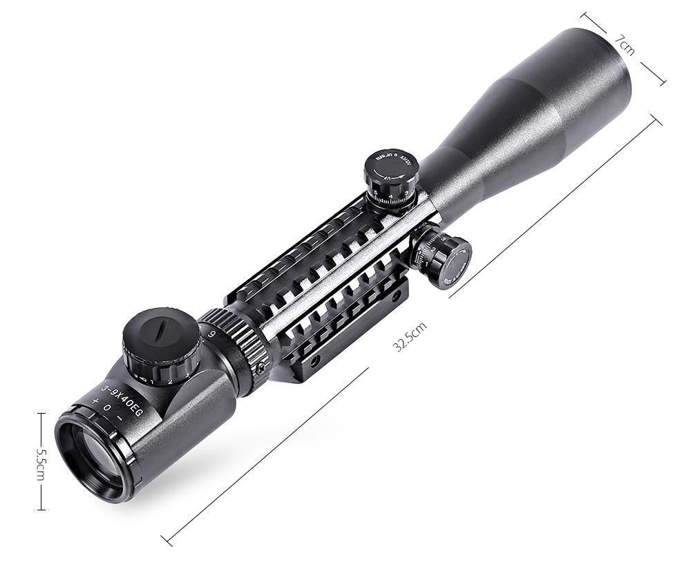 Luxe richtkijker 3-9x40 mont.mat. extra weavers NU EUR 58!!!, Verzenden, Nieuw