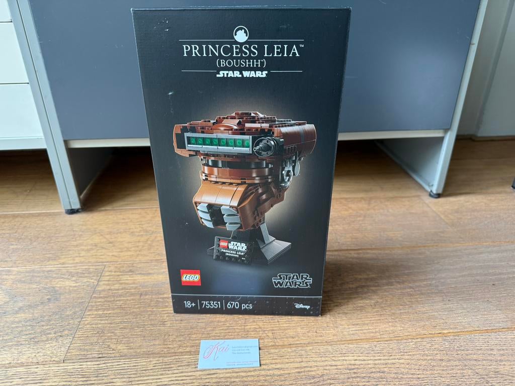 LEGO Star Wars Princess Leia (Boushh) Helmet 75351 Nieuw, Ophalen of Verzenden, Nieuw, Complete set, Lego