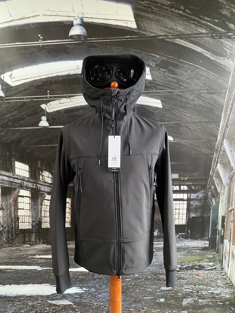 C.P. Company Soft Shell Goggle Jacket, Nieuw !, C.P. Company, Zwart, Nieuw, Overige maten
