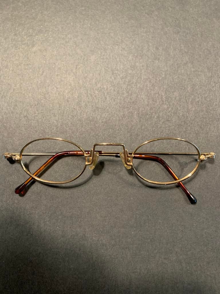 Vintage montuur. Lanvin double, Overige merken, Bruin, Nieuw, Ophalen of Verzenden