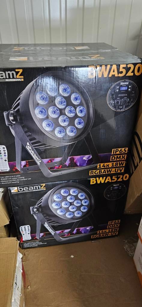 Professionele Led verlichting , éénmalig gebruikt geweest, Ophalen, Nieuw, Licht, Geluidgestuurd