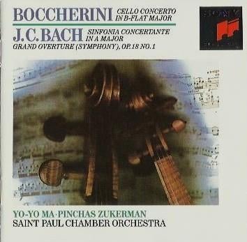Boccherini, J.C. Bach, Ma, Zukerman– Cello Concerto CD, Ophalen of Verzenden, Barok, Gebruikt, Overige typen