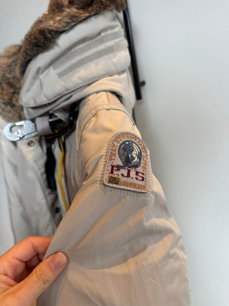 Parajumpers Masterpiece Parka XS/S, Ophalen of Verzenden, Gedragen, Maat 34 (XS) of kleiner, Beige