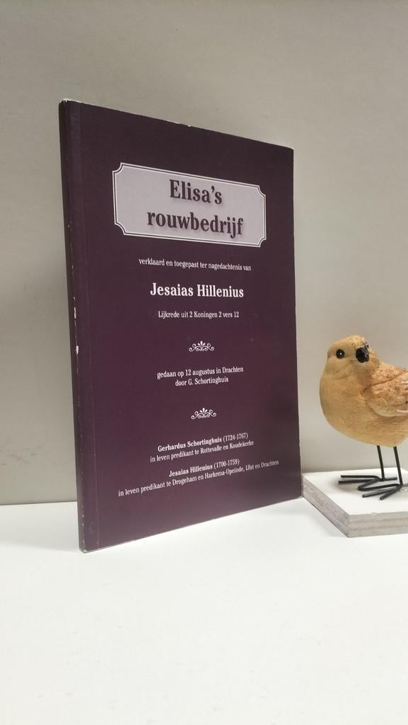 Schortinghuis, G.; Elisa’s  rouwbedrijf (Hillenius), Boeken, Ophalen of Verzenden, Gelezen, Christendom | Protestants