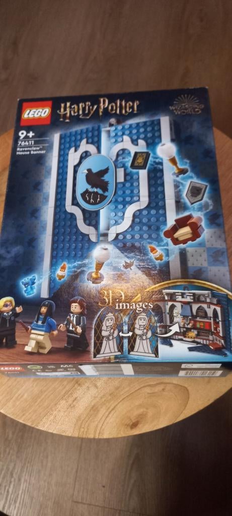 LEGO Harry Potter Ravenklauw Huisbanner (76411), Ophalen of Verzenden, Zo goed als nieuw, Complete set, Lego