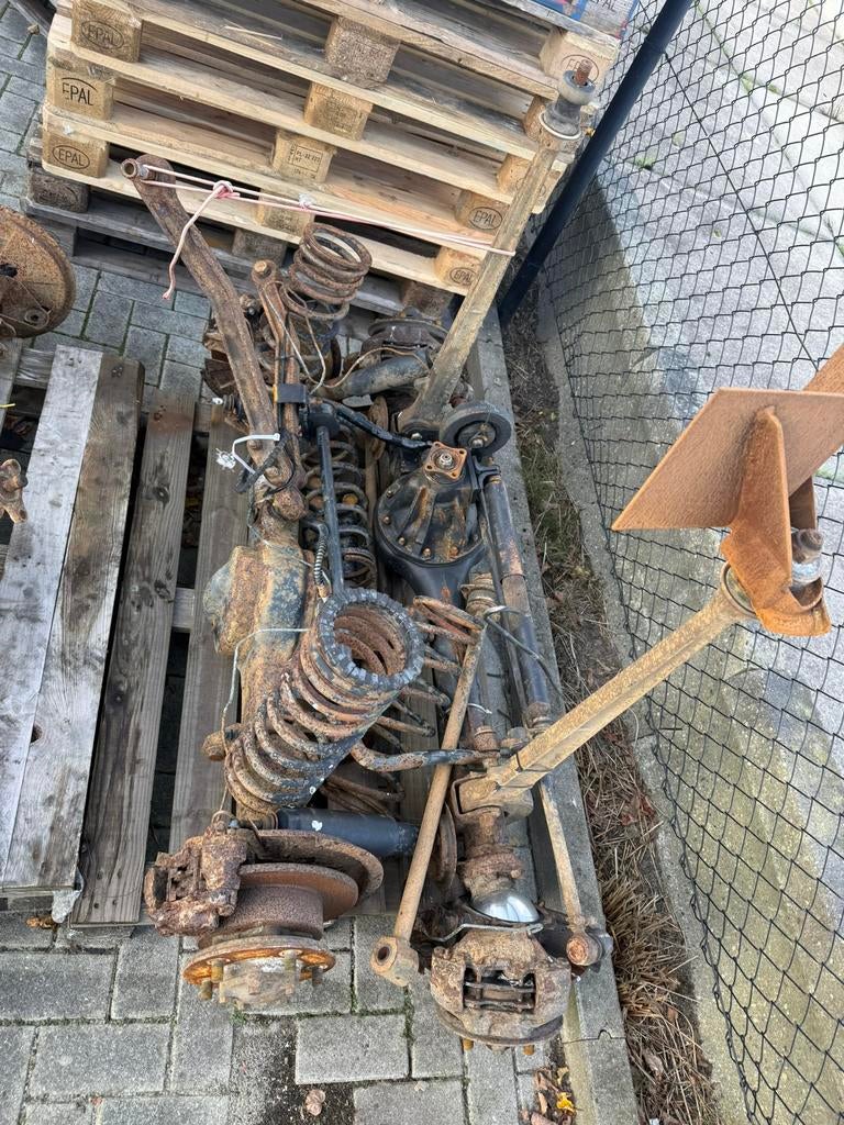 Land rover vooras / achteras, Ophalen, Gebruikt, Land Rover