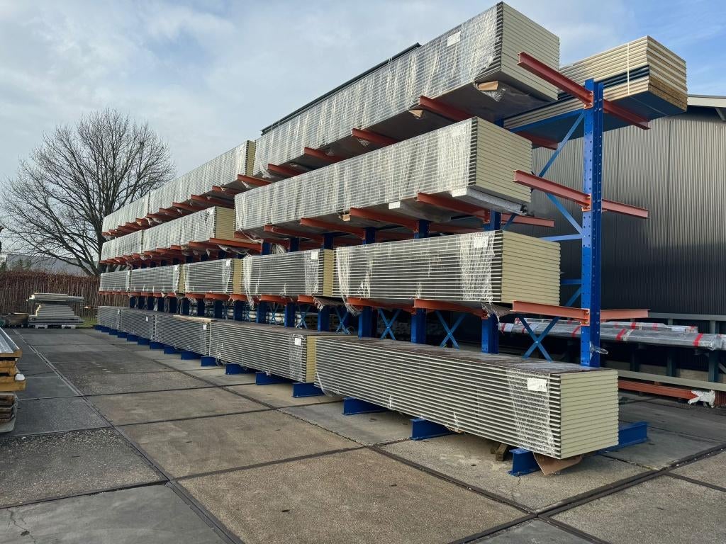 Restpartijen sandwich wandpanelen 40mm va. € 17,95 p/m2, Doe-het-zelf en Verbouw, Platen en Panelen, Ophalen, Overige materialen