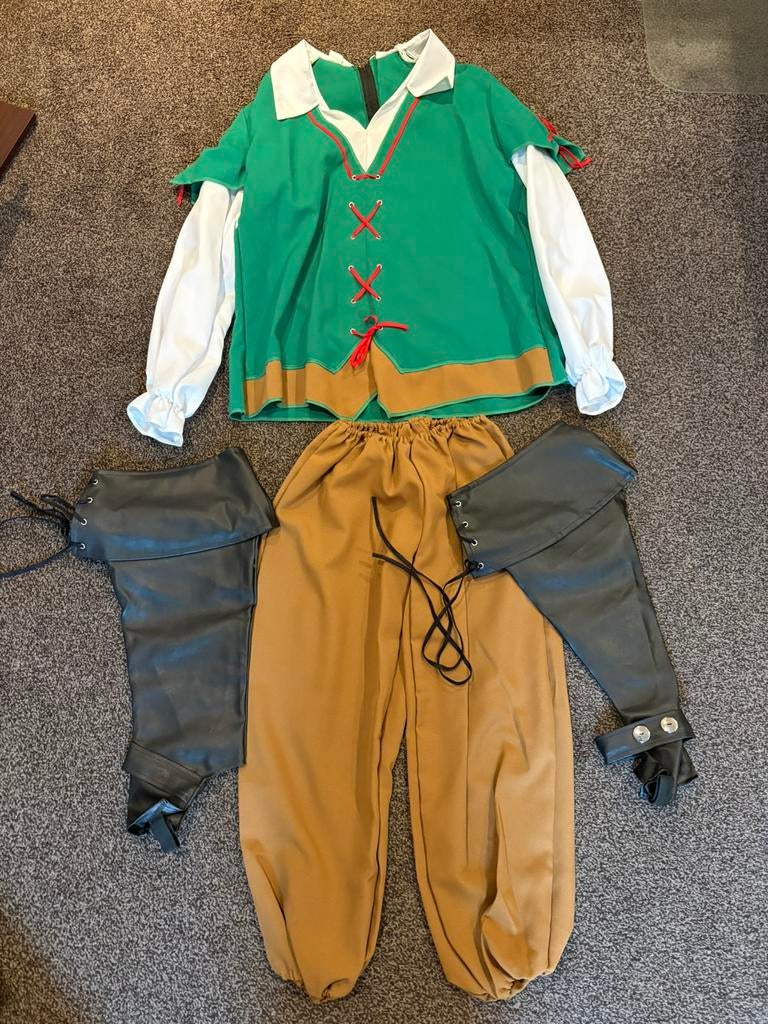 Robin Hood kostuum man - Maat 54, Kleding | Heren, Maat 52/54 (L), Carnaval, Ophalen of Verzenden, Zo goed als nieuw
