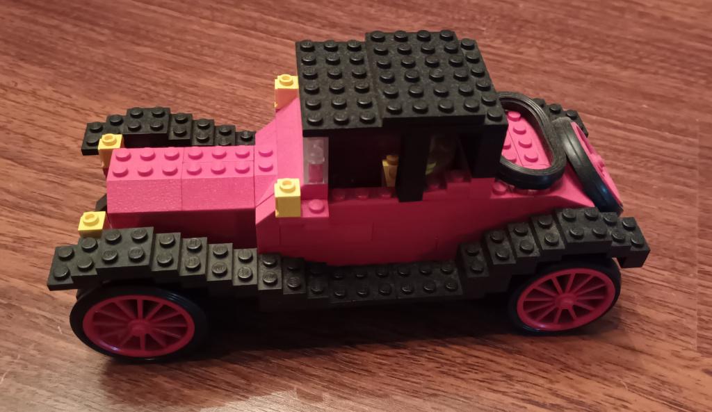 Vintage Lego 390 Cadillac 1913 Oldtimer, Ophalen, Gebruikt, Complete set, Lego