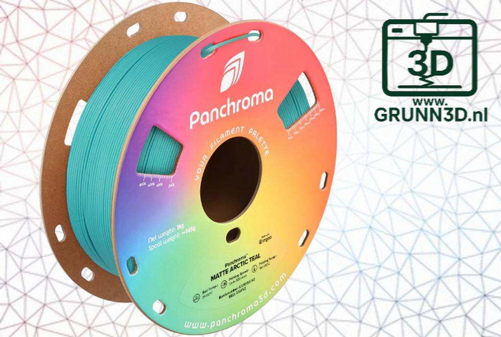 Panchroma Matte PLA 1.75mm 1kg 3D filament Artic Teal, Ophalen of Verzenden, Nieuw