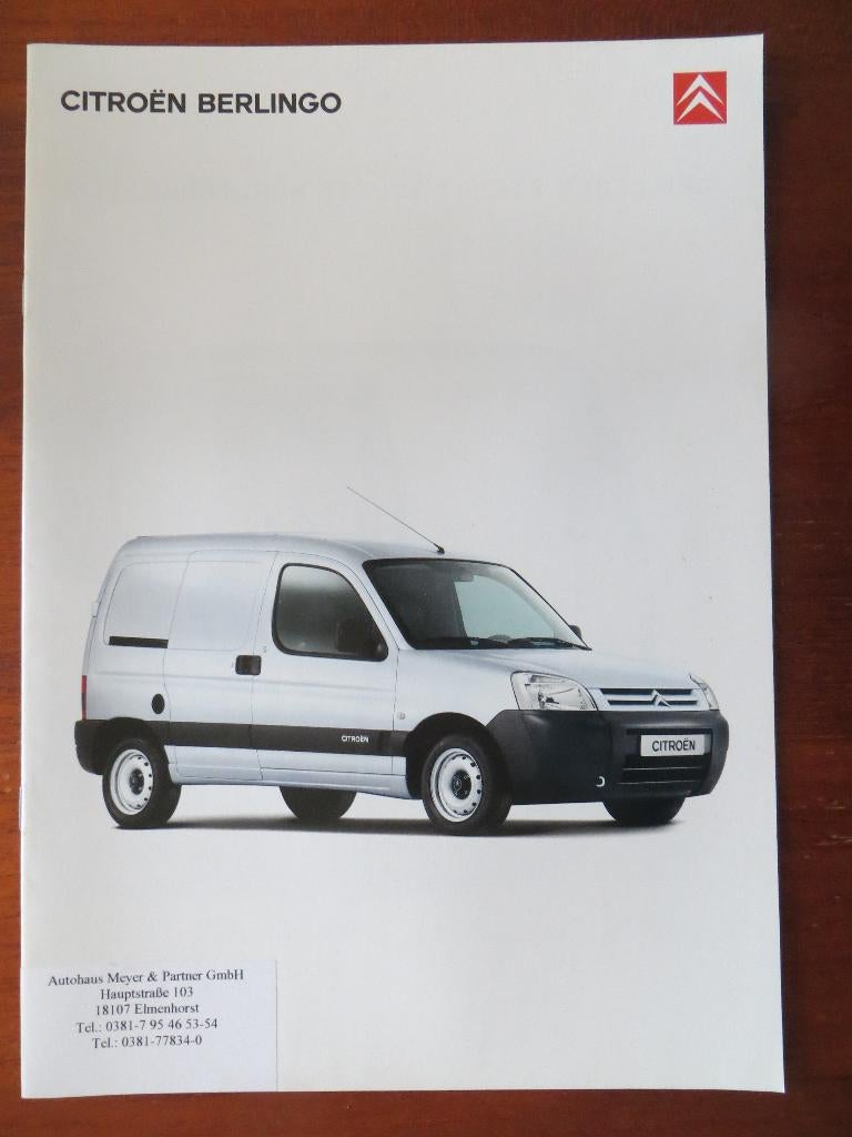 Citroën Berlingo (nov. 2002), Ophalen of Verzenden, Nieuw, Citroën