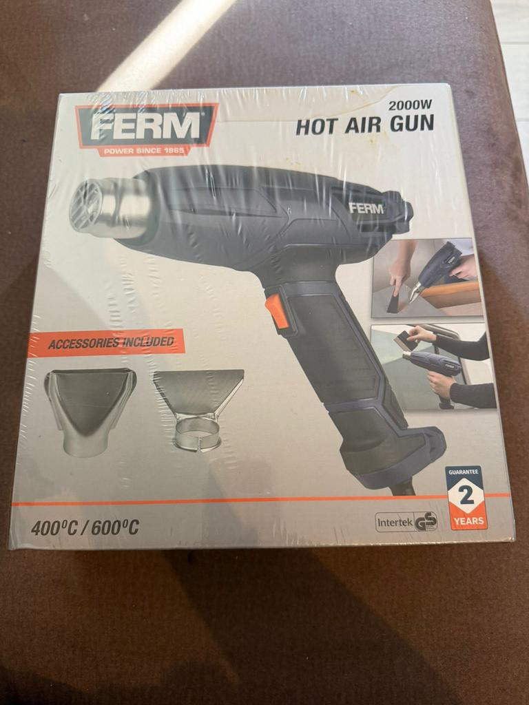 Te koop: FERM heteluchtpistool 2000W in nette staat., Ophalen of Verzenden, Nieuw
