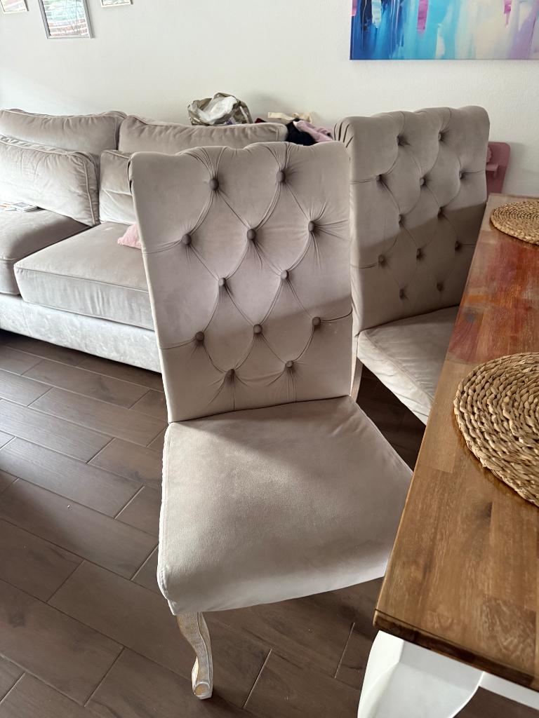 Landelijke eetkamerstoelen Hermans, Huis en Inrichting, Stoelen, Ophalen, Overige materialen, Gebruikt, Overige kleuren