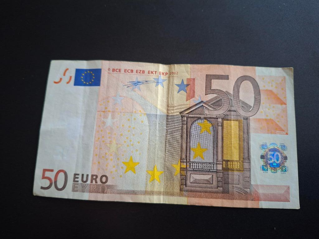 2002 Spanje 50 euro 1e serie Duisenberg code M007, Postzegels en Munten, Bankbiljetten | Europa | Eurobiljetten, Verzenden, Spanje