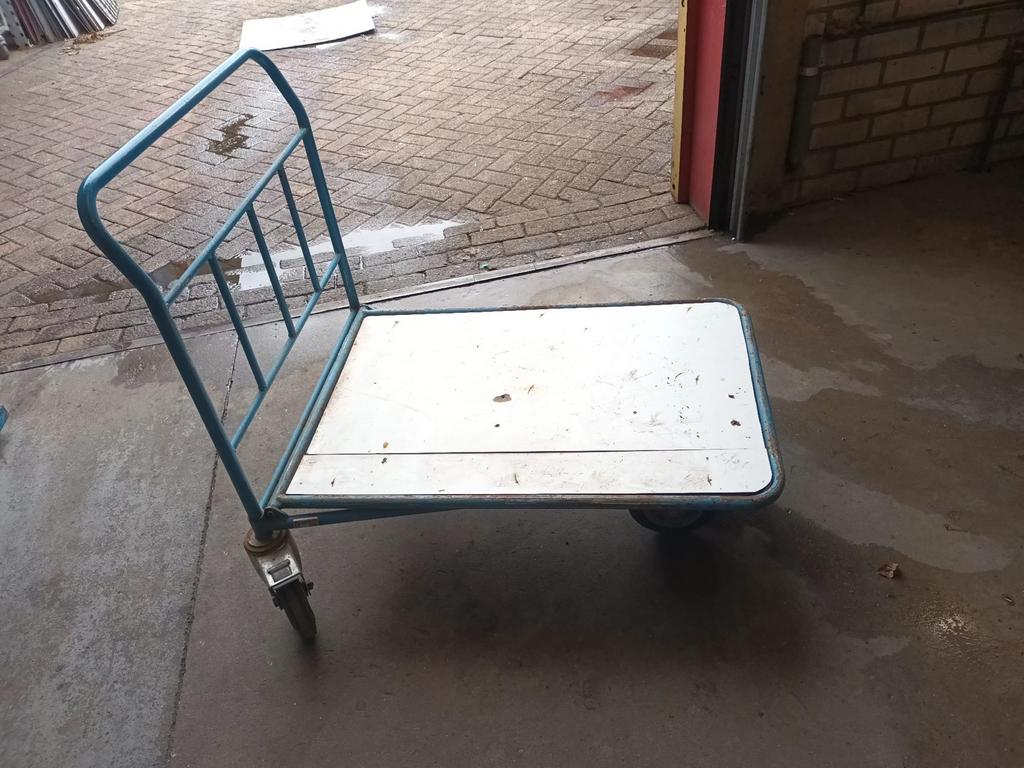 transport karren magazijn plateau wagen transportwagen, Ophalen