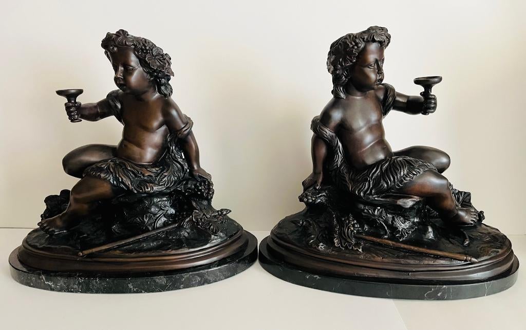 Beelden Bacchanten, Antiek en Kunst, Curiosa en Brocante, Ophalen