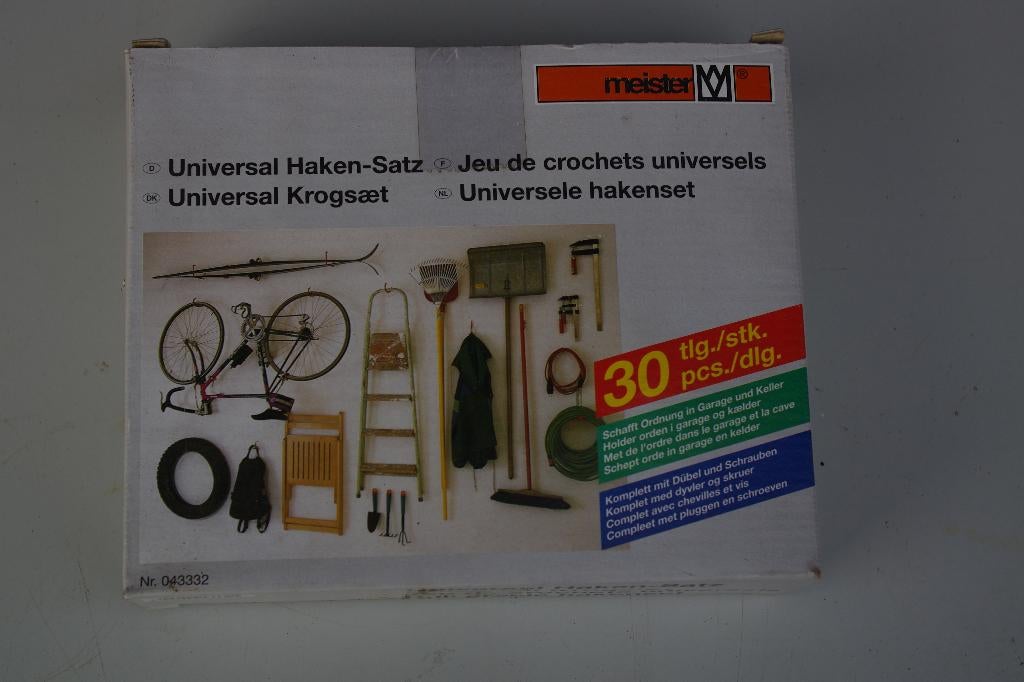 Nieuw: Meister Universele hakenset (30-delig), Ophalen of Verzenden, Nieuw, 50 tot 100 mm, Overige typen