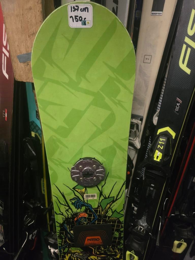 137cm SNOWBOARD NITRO RIPPER, Board, Ophalen of Verzenden, Zo goed als nieuw