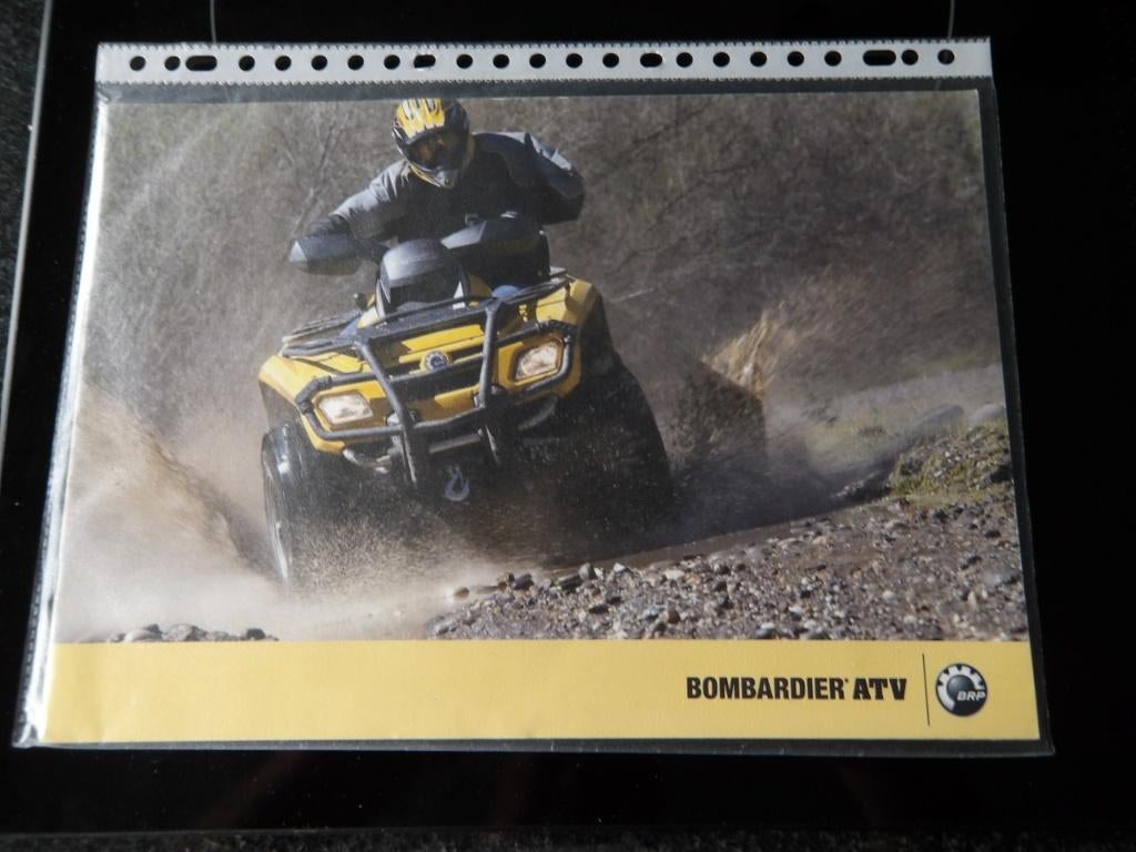 Folder Bombardier ATV Quads, Verzenden, Overige merken