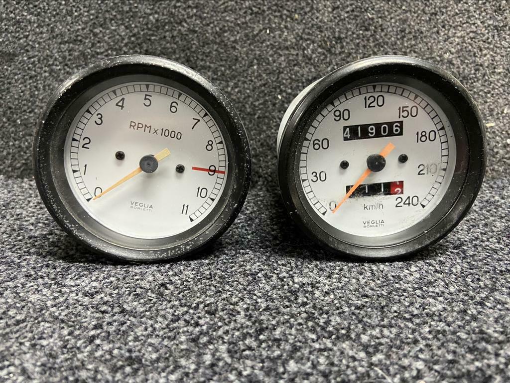 Ducati witte tellers voor 851/888/supersport 900etc., Motoren, Ophalen of Verzenden, Gebruikt