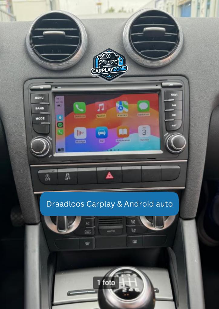 AUDI A3 Carplay (met garantie) | Draadloos | Autonavigatie |, Auto diversen, Autonavigatie, Ophalen of Verzenden, Nieuw