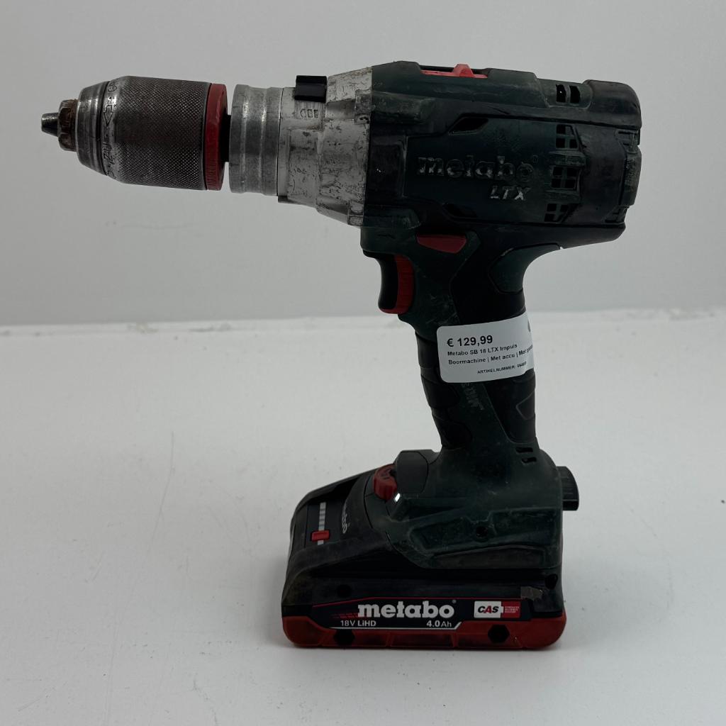 Metabo SB 18 LTX Impuls Boormachine | Met accu |, Boormachine, Dordrecht@usedproducts.nl, Toulonselaan 72, Ophalen of Verzenden