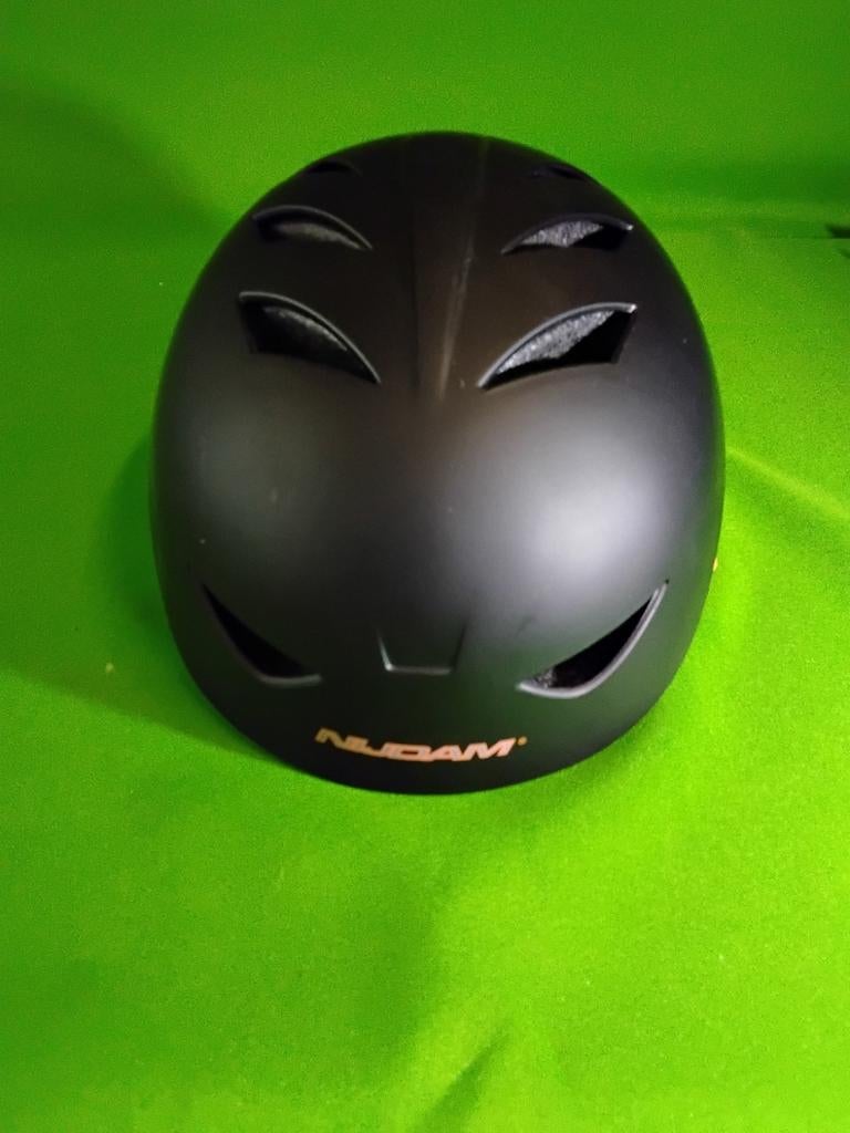 ZGAN! Nijdam Dark Fyre Helm Junior Zwart Oranje €20,99, Ophalen of Verzenden, Zo goed als nieuw, XS