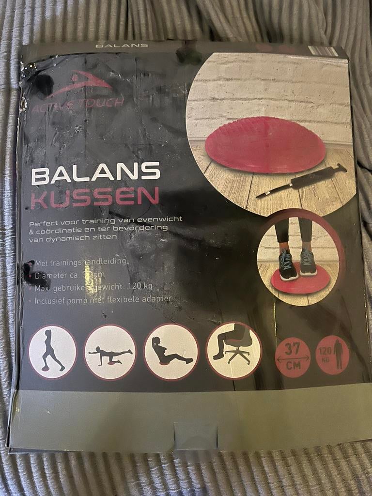 Balans kussen nieuw in doos, Sport en Fitness, Fitnessmaterialen, Ophalen of Verzenden, Zo goed als nieuw, Balansbord