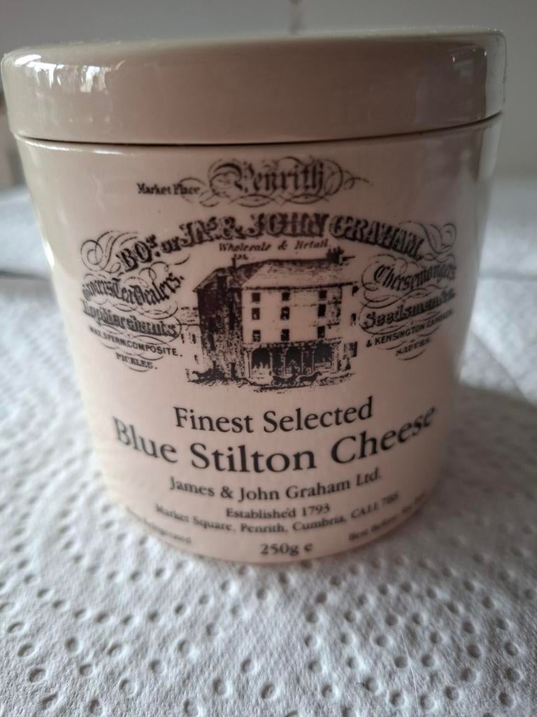 MOOI oud potje "Blue Silton Cheese. ️❤️, Ophalen of Verzenden, Zo goed als nieuw, Ogen