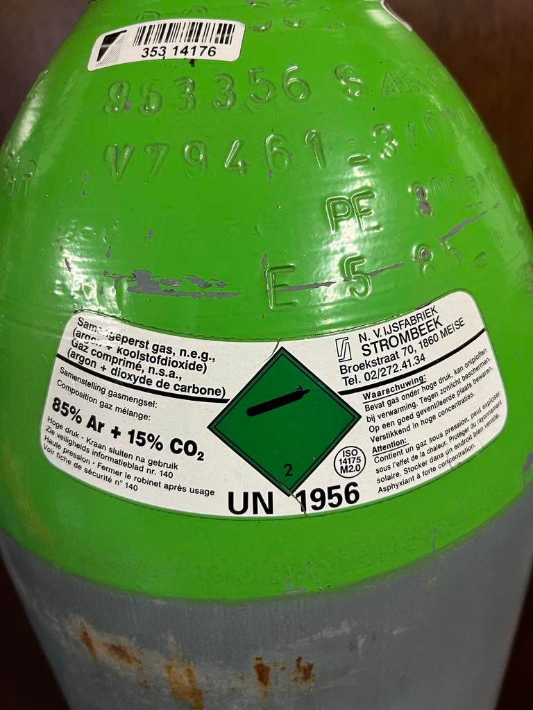 Volle Gasfles 45L - Menggas, Doe-het-zelf en Verbouw, Ophalen