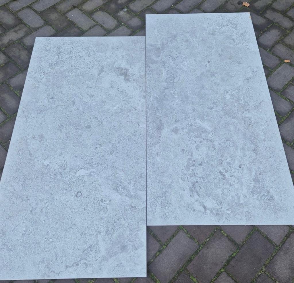Vloertegel Deep stone ash 60x120 1ste keus voor E 39,95m2, 60 cm of meer, Nieuw, Ophalen of Verzenden, 10 m² of meer